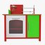 toy kitchen 3d model