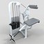 gym equipment set weight 3d model