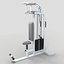gym equipment set weight 3d model