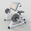 gym equipment set weight 3d model