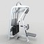 gym equipment set weight 3d model