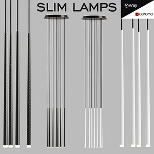 3D Slim lamps