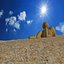 Stones in desert