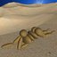 Stones in desert