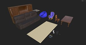 3D Furniture Set Pack