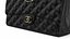 Bolso clásico Chanel Piel de becerro graneada negra