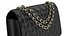 Bolso clásico Chanel Piel de becerro graneada negra