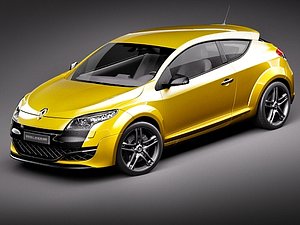 3d model of renault megane 2011