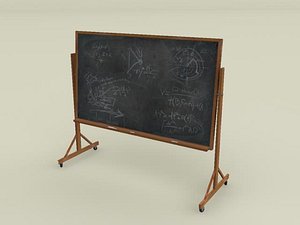 chalkboard on wheels