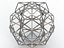 Forma wireframe composta da dodecaedro e icosaedro