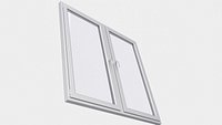 PVC Window 3D Model 3