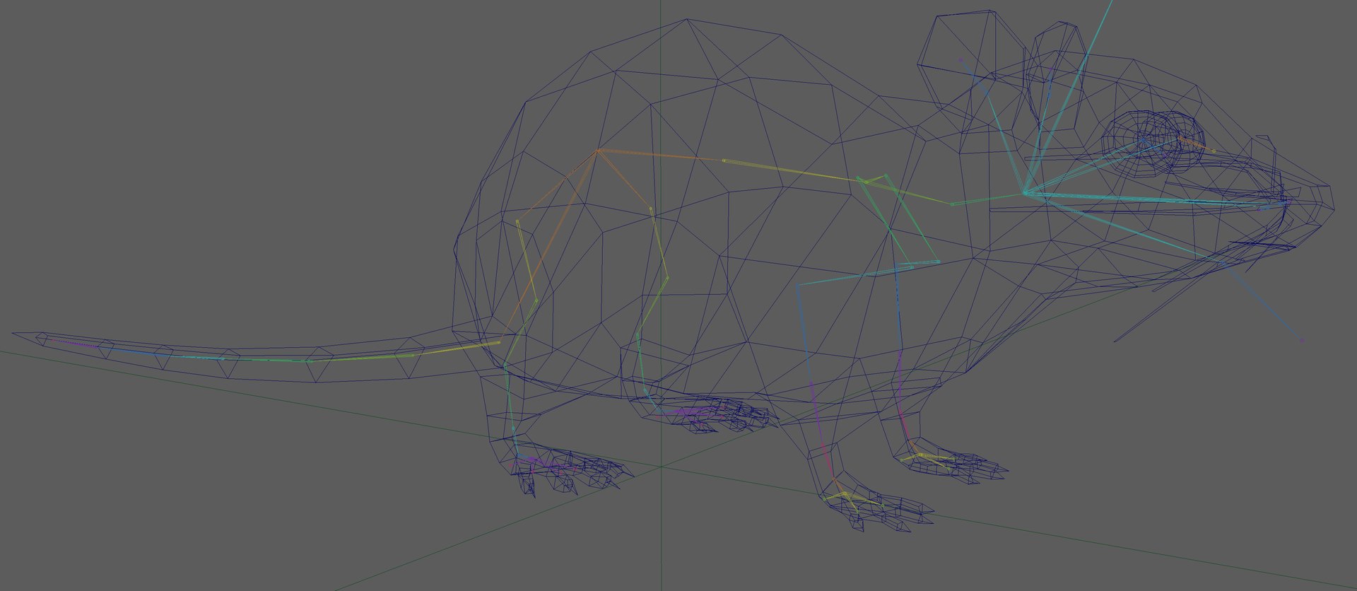 3D Rat Low Poly Rig Model - TurboSquid 1998275