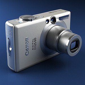 canon ixus 60 digital camera 3d 3ds