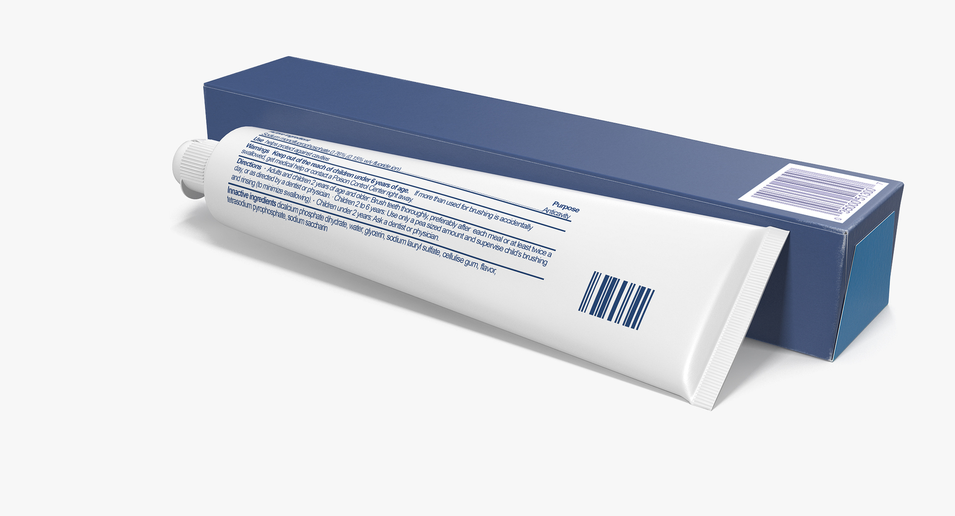 3D Tube Box Toothpaste Tooth TurboSquid 1341330