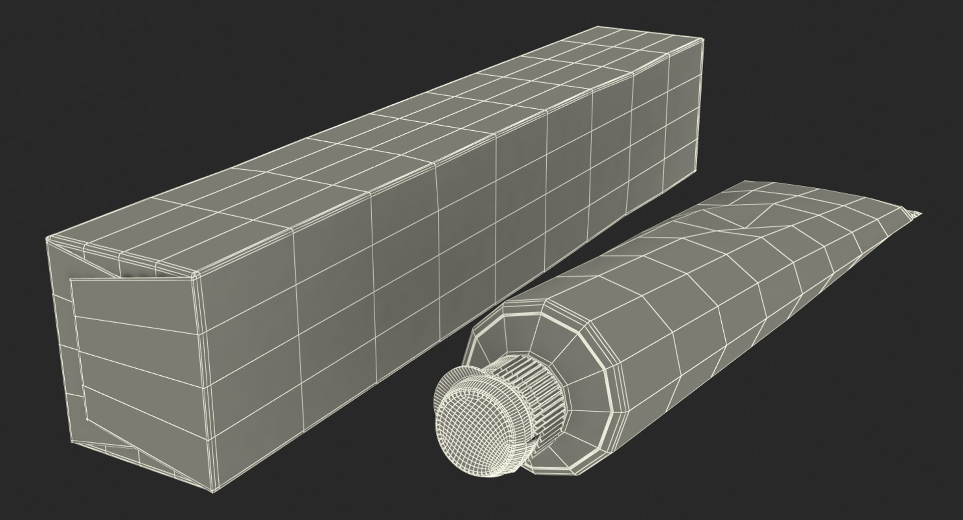 3D Tube Box Toothpaste Tooth - TurboSquid 1341330