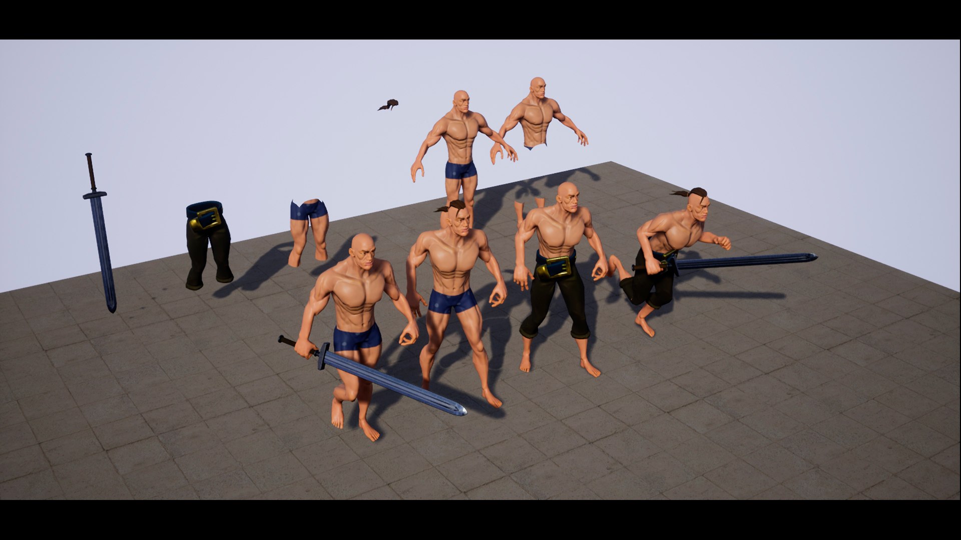 3D Warrior John model - TurboSquid 1948244