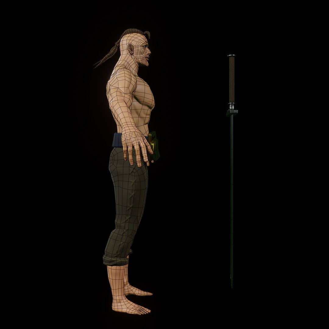 3D Warrior John model - TurboSquid 1948244