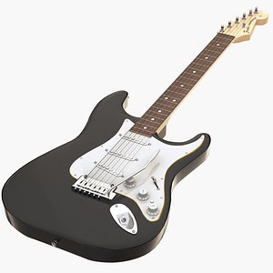 electric guitar fender 3D