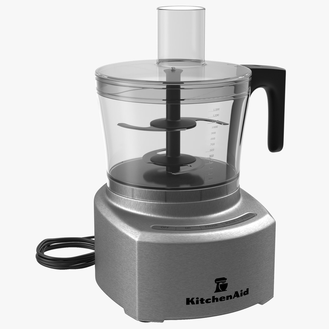 Food Processor KitchenAid 3D Model 3D model preview