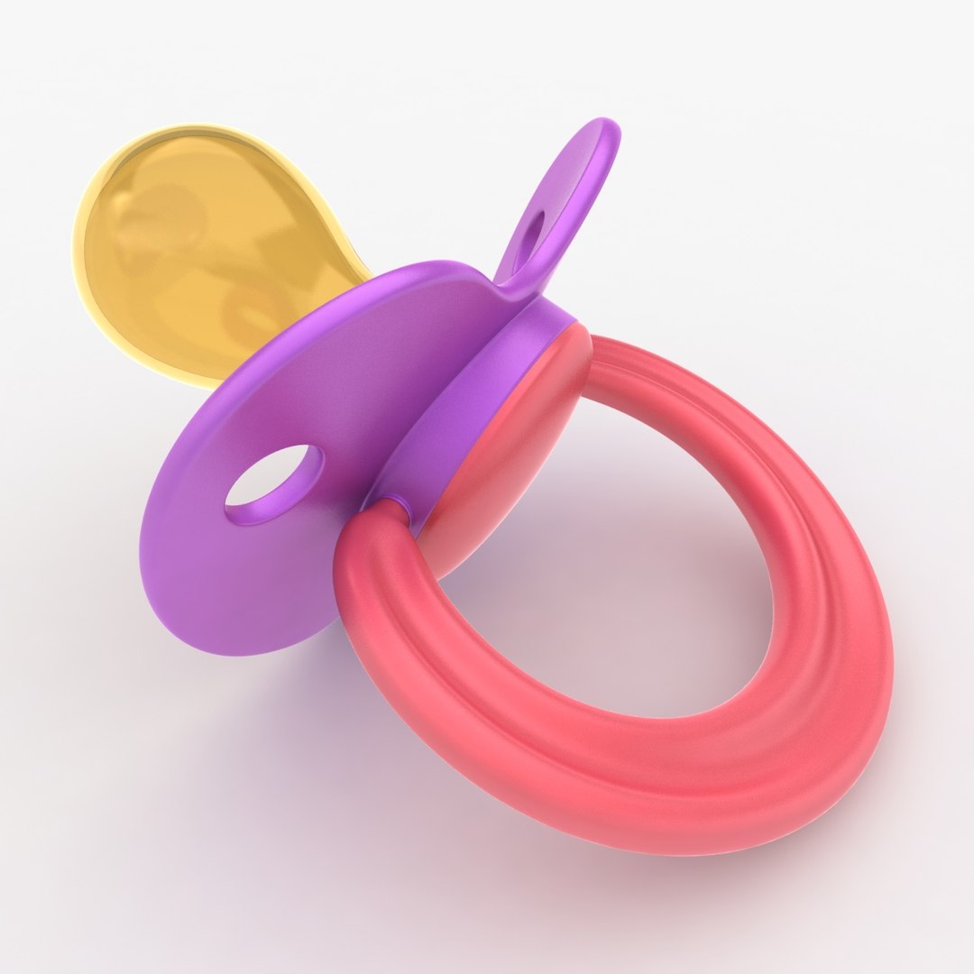 Realistic Pacifier 3D Model - TurboSquid 1321894