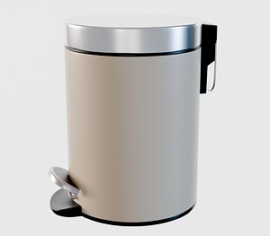 3D IKEA EKOLN Trash can dust bin model