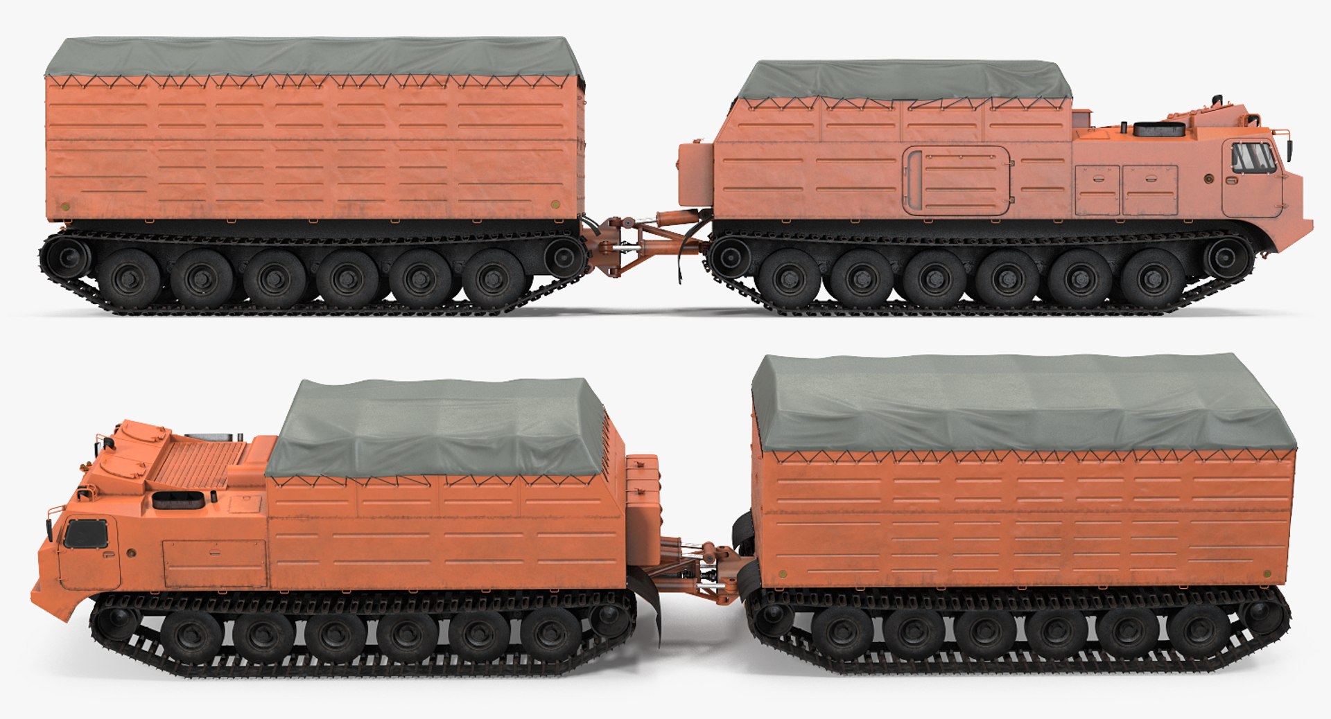 Multi Purpose Articulated Tracked Vehicle 3D Model - TurboSquid 1225631