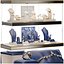 Stylish jewelry showcase 2 3D model