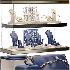 Stylish jewelry showcase 2