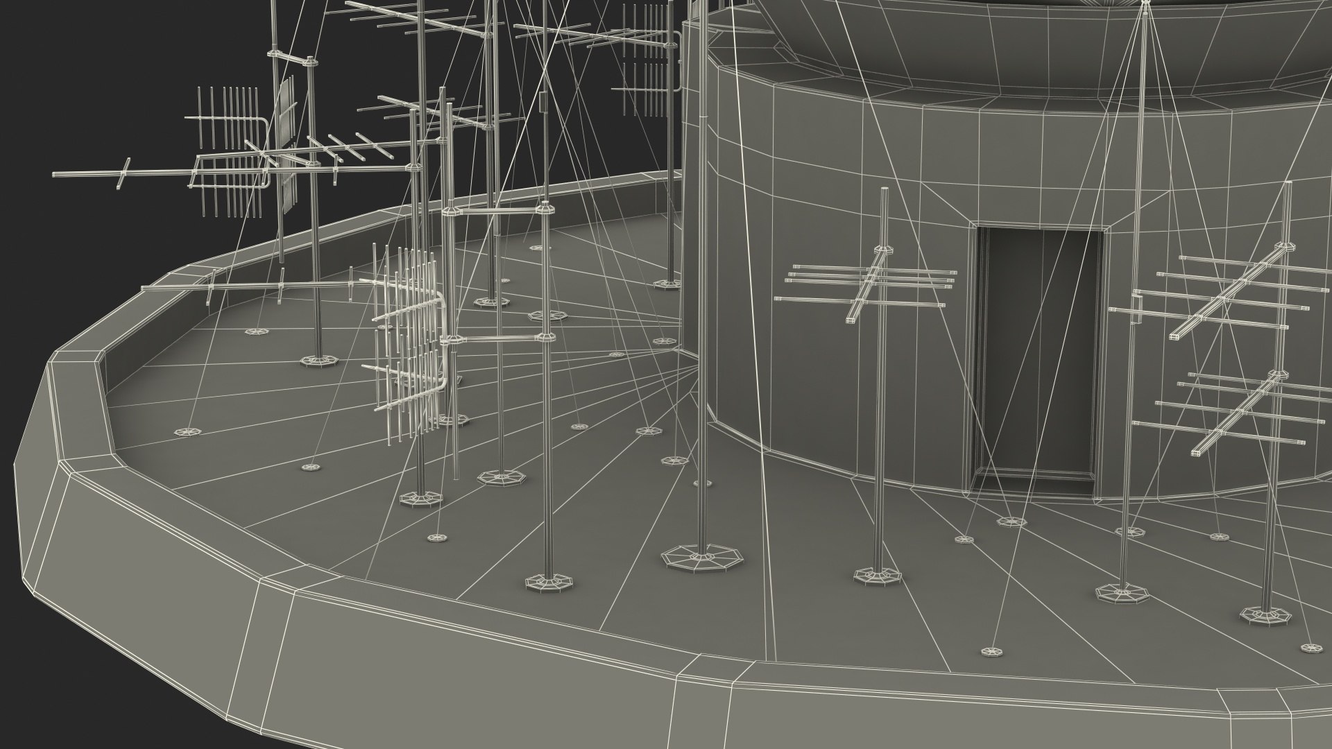 radar tower antenna 3D model https://p.turbosquid.com/ts-thumb/rk/tsfHVL/Hm25us1T/roundradartowerantennavray3dmodel020/jpg/1583254004/1920x1080/fit_q87/5b08493b9ca874bcbc9c09501c4b0585da1c94fc/roundradartowerantennavray3dmodel020.jpg