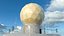 Antenne tour radar ronde