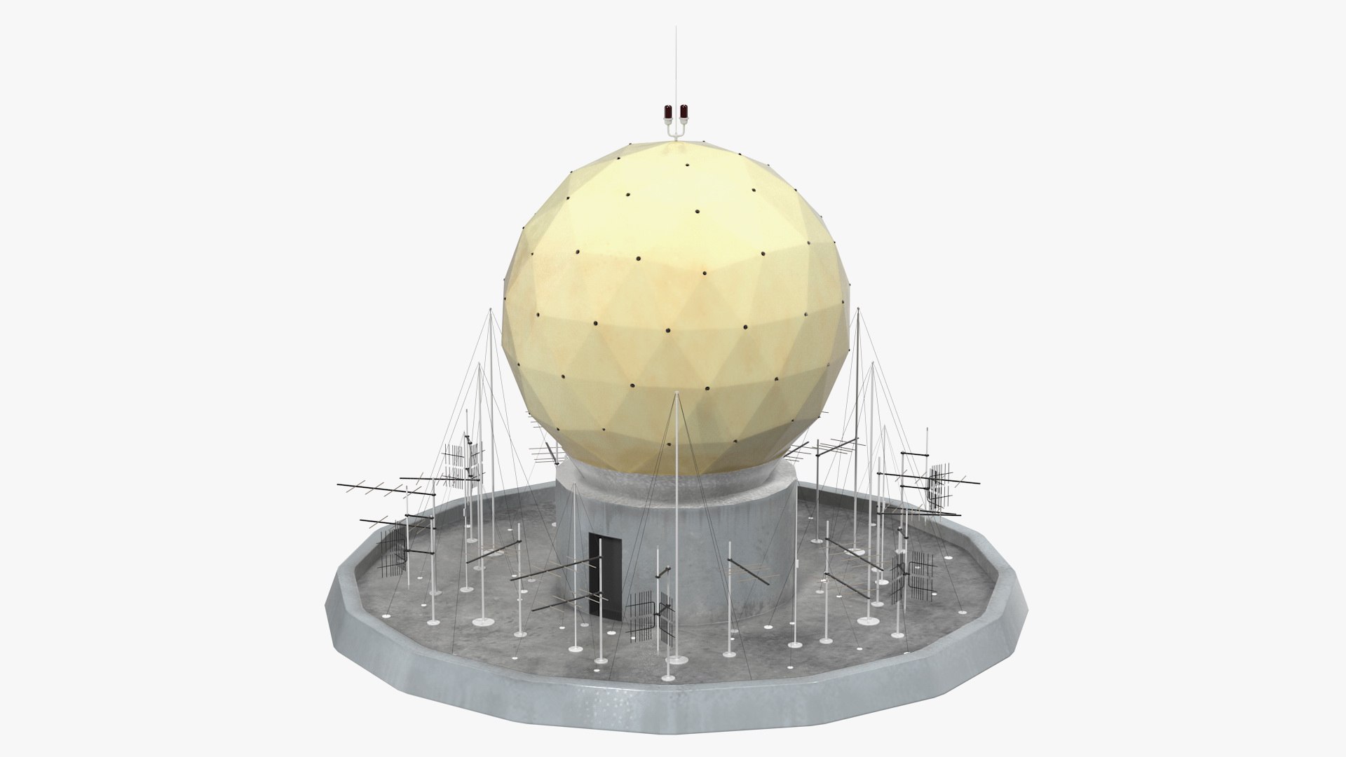 radar tower antenna 3D model https://p.turbosquid.com/ts-thumb/rk/tsfHVL/fFPkzDM6/roundradartowerantennavray3dmodel004/jpg/1583253950/1920x1080/fit_q87/ae4fd01efc92614c07c7e05774849cec7ae1468b/roundradartowerantennavray3dmodel004.jpg
