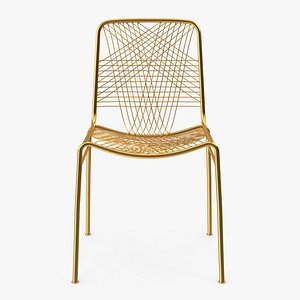 3D Golden Chair v1
