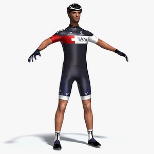 3d model cyclist
