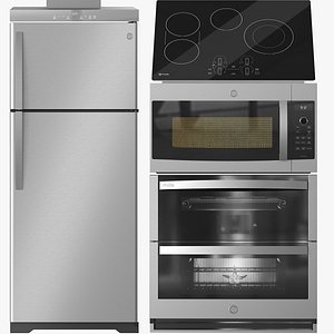 GE Appliance Collection 10 PSA9120SPSS PTS9200SNSS GTS18HYNRFS PEP7030DTBB UVW9301SLSS 3D