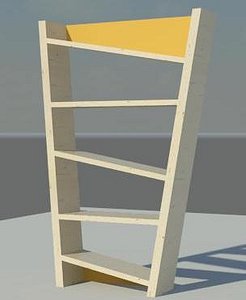 italic shelf 3d model