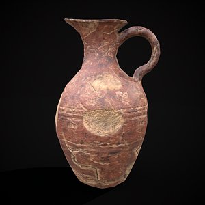 Broken Clay Vase 3D model
