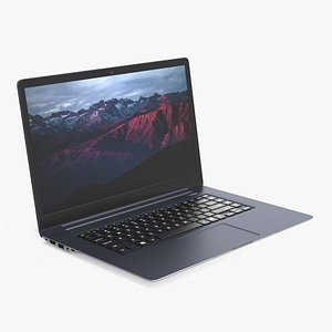 Slim Design Laptop 3D model