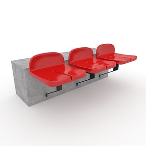 3D Stadium Seats 12