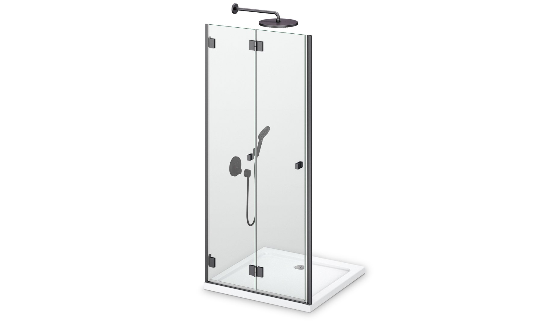 Cabin Showers Radaway Carena Black 3D Model - TurboSquid 2071886