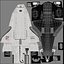 space shuttles modeled 3ds