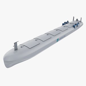automated guided vessel 3D model
