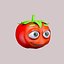 Tomate dos desenhos animados