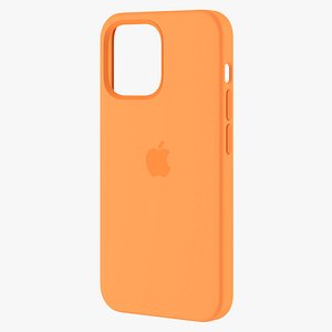 iPhone 12 mini Silicone Case with MagSafe Kumquat