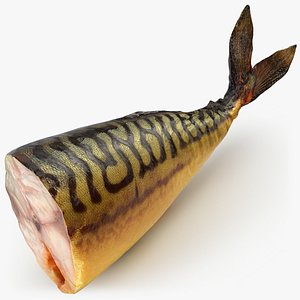 3D Smoked Mackerel - 3D Scanned