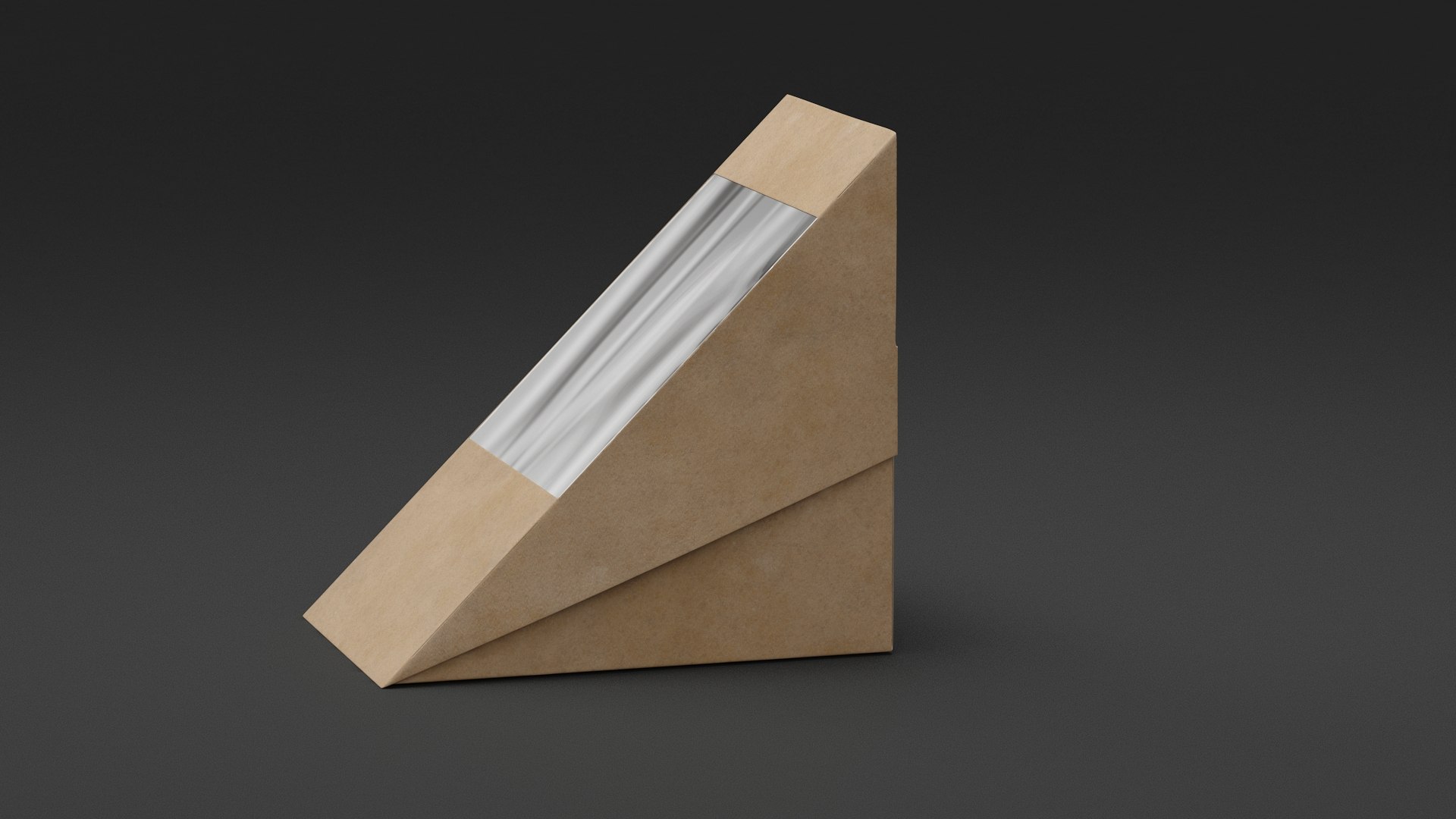 Paperboard Large Sandwich Box 3D TurboSquid 2018618