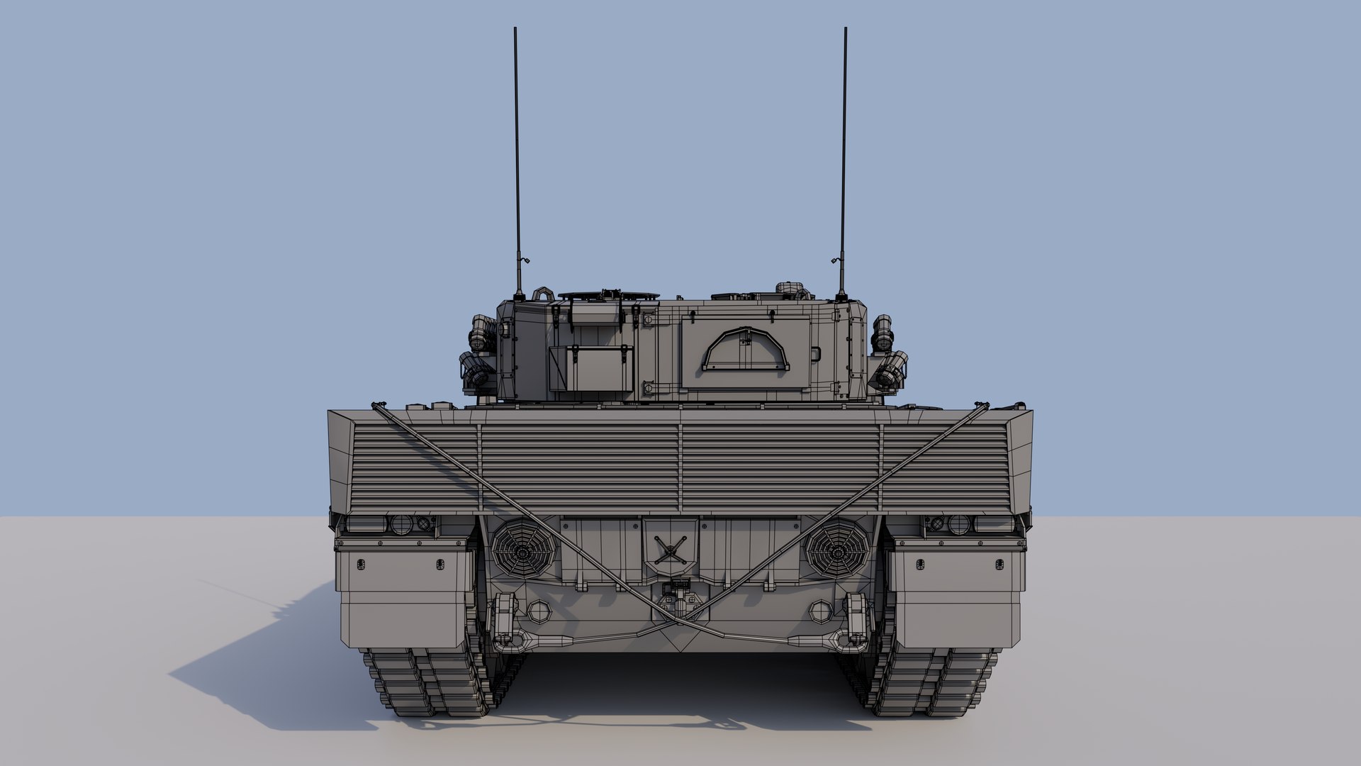 3D Tank Leopard 2 A4 Model - TurboSquid 1606119