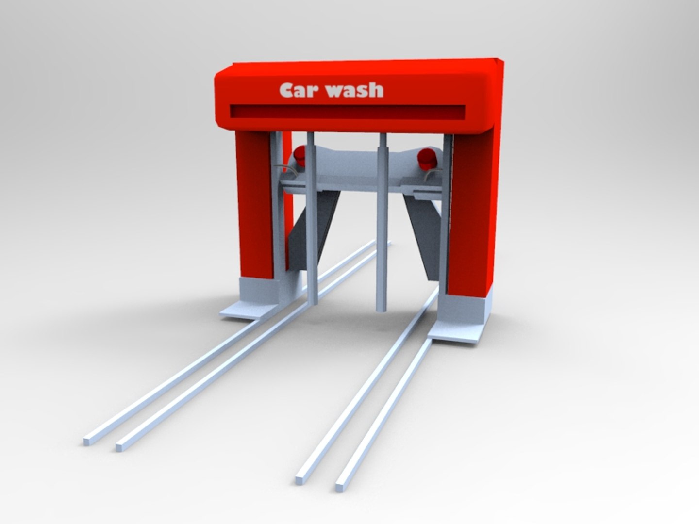 Car Wash 3d Model