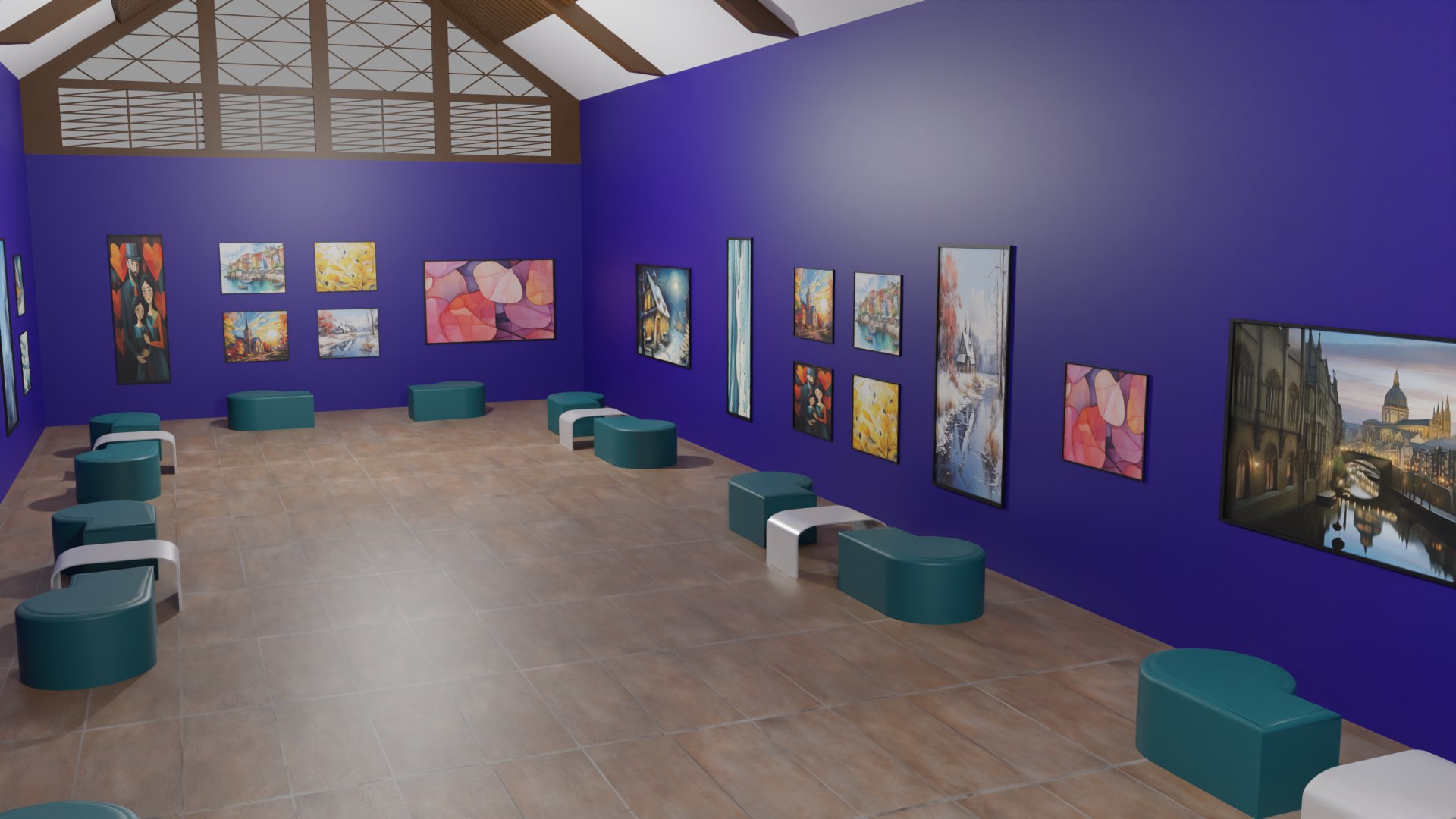 Picture of Art Gallery 3D Model - TurboSquid 2157912