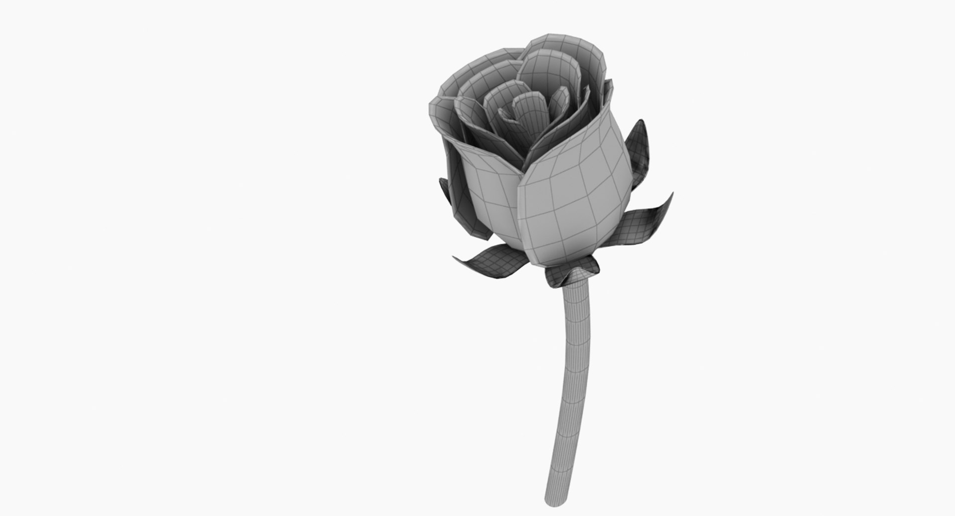 Rose Flower 3D Model - TurboSquid 1354431
