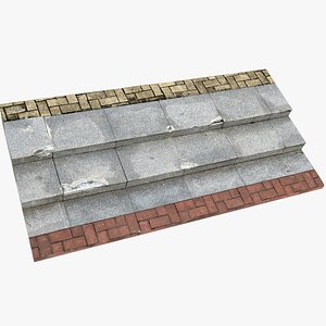 Long steps in the park 3d scan 3D model